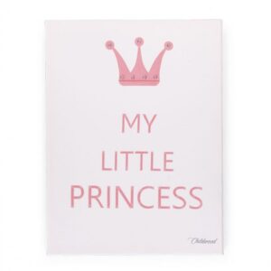 tablou-copii-my-little-princess-white-pink-30x40cm-childhome-01