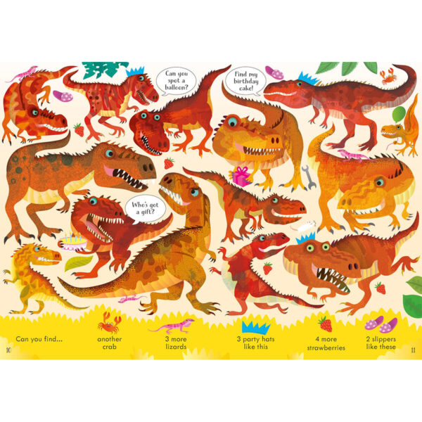 Carte pentru copii - Look and Find Puzzles Dinosaurs - Usborne