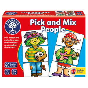 Joc educativ in limba engleza - Asociaza personajele - Pick and mix people - Orchard Toys