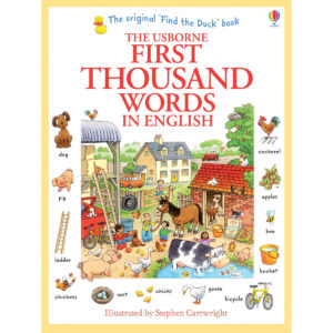 Carte pentru copii - First Thousand Words in English Sticker Book - Usborne