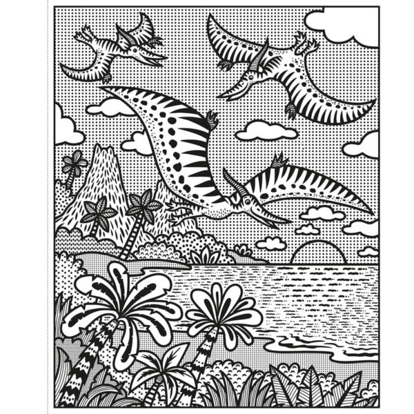 Carte pentru copii - Dinosaurs Magic Painting Book - Usborne