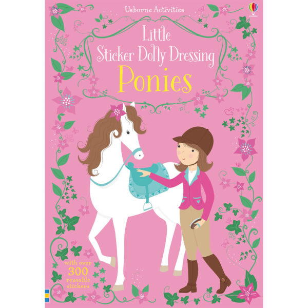Carte pentru copii - Little Sticker Dolly Dressing Ponies - Usborne