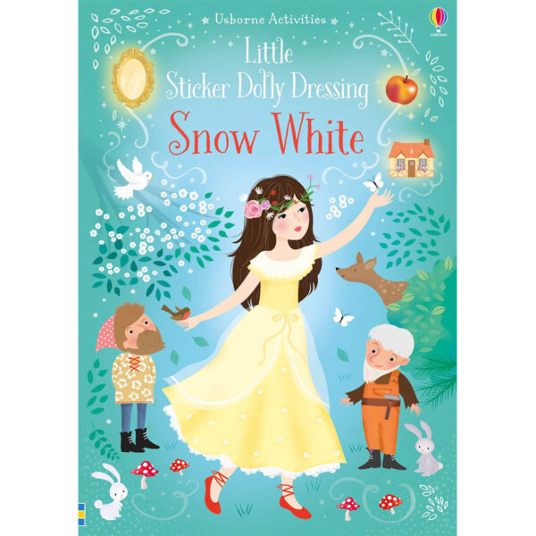Carte pentru copii - Little Sticker Dolly Dressing Snow White - Usborne