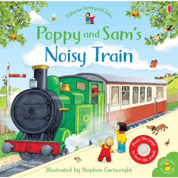 Carte pentru copii - Poppy and Sam's Noisy Train Book - Usborne