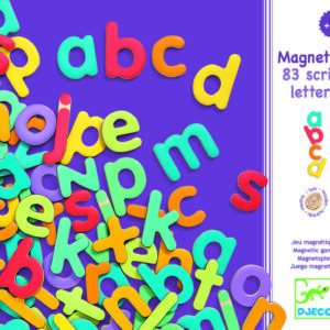 83 Litere magnetice colorate pentru copii - Djeco