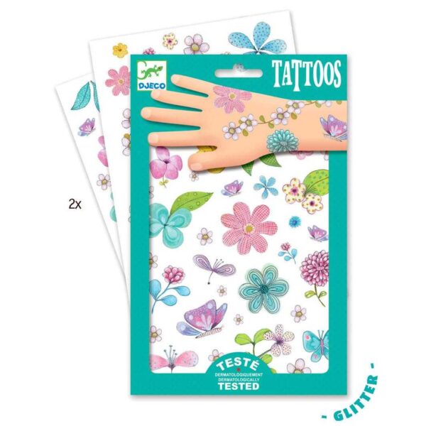 Tatuaje temporare pentru copii - Flori - Djeco