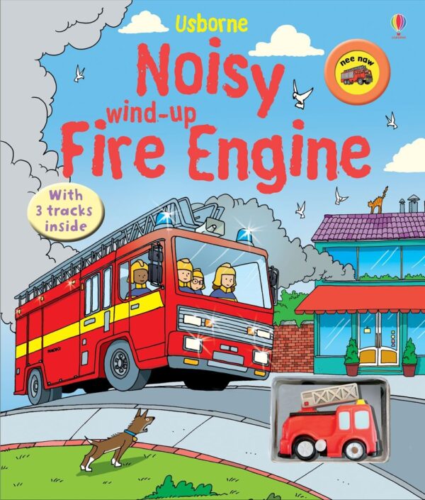 carte copii noisy wind-up fire engine